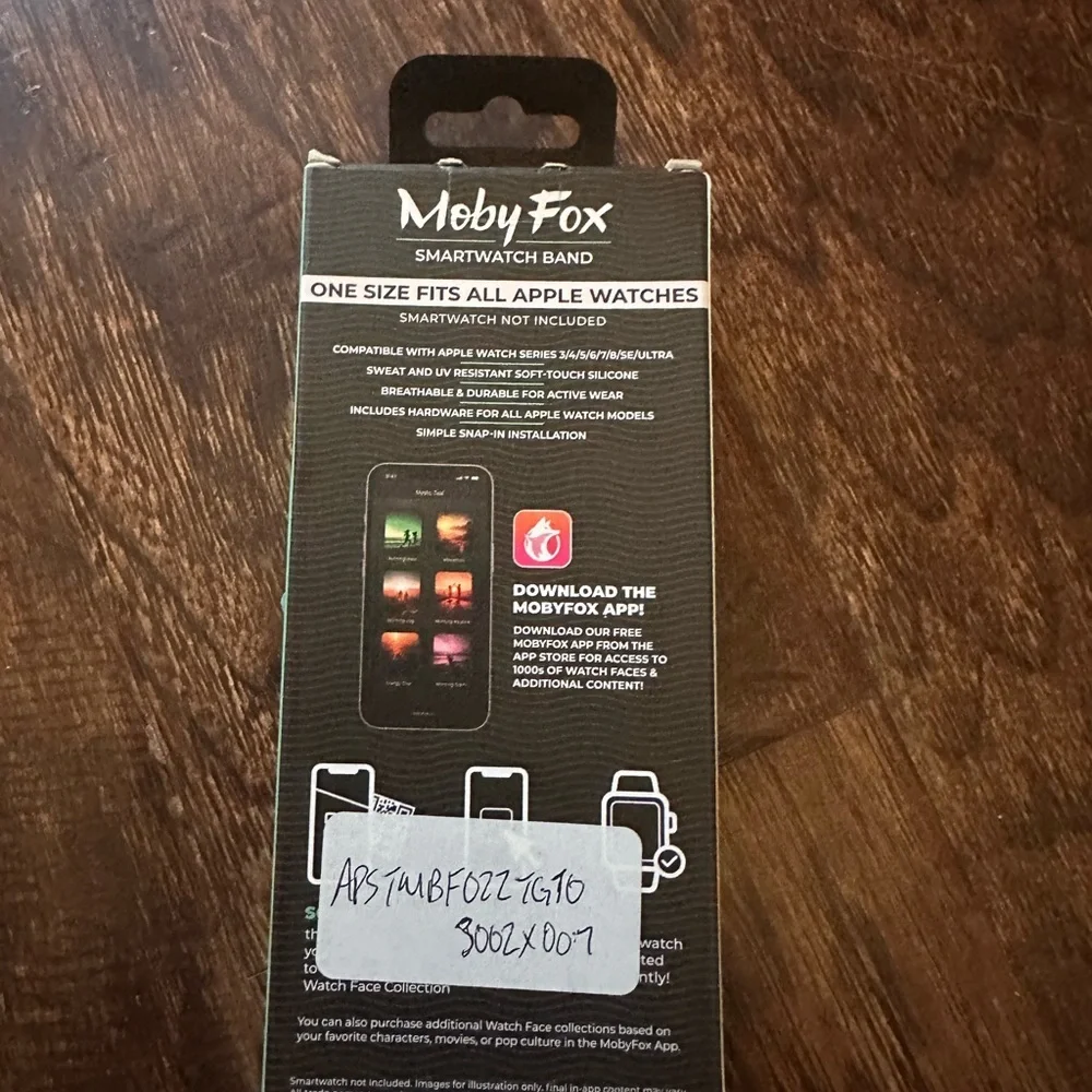 Moby Fox - MYSTIC TEAL Active Smartwatch Band (E3)